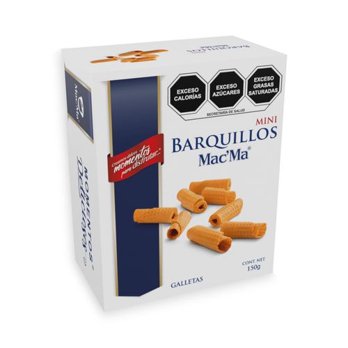 12 Piezas Barquillos 150 G