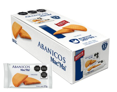 12 Pzas Pocket Abanico 27g