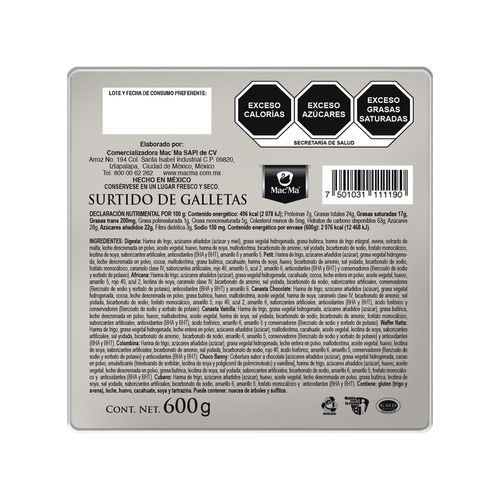 Lata Cuenta Conmigo 600 G